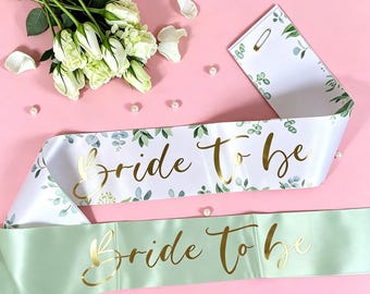 Customizable Wedding Bride to Be Sash, Bachelorette Party Decorations, Bridal Shower Gifts, Bachelorette Party Sash, Bridal Shower Keepsake