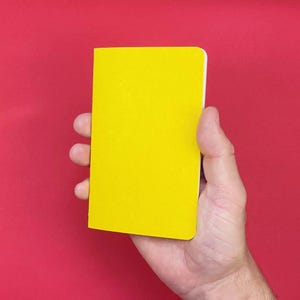 Handgemaakt zaknotitieboekje | Helder, kleurrijk, handgestikt dagboek