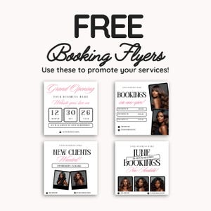 Hair Acuity Scheduling Template Hairstylist Website Banner DIY Salon Booking Site Canva Editable Templates Black Pink Minimalist Design