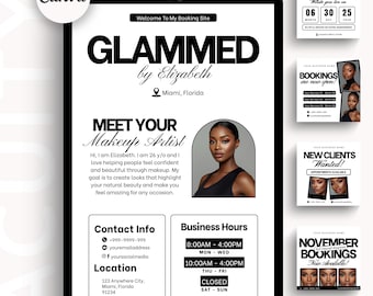 Makeup Acuity Scheduling Template Acuity Schedule Makeup Branding Site Makeup Artist Design Scheduling Template Acuity Makeup Website DIY