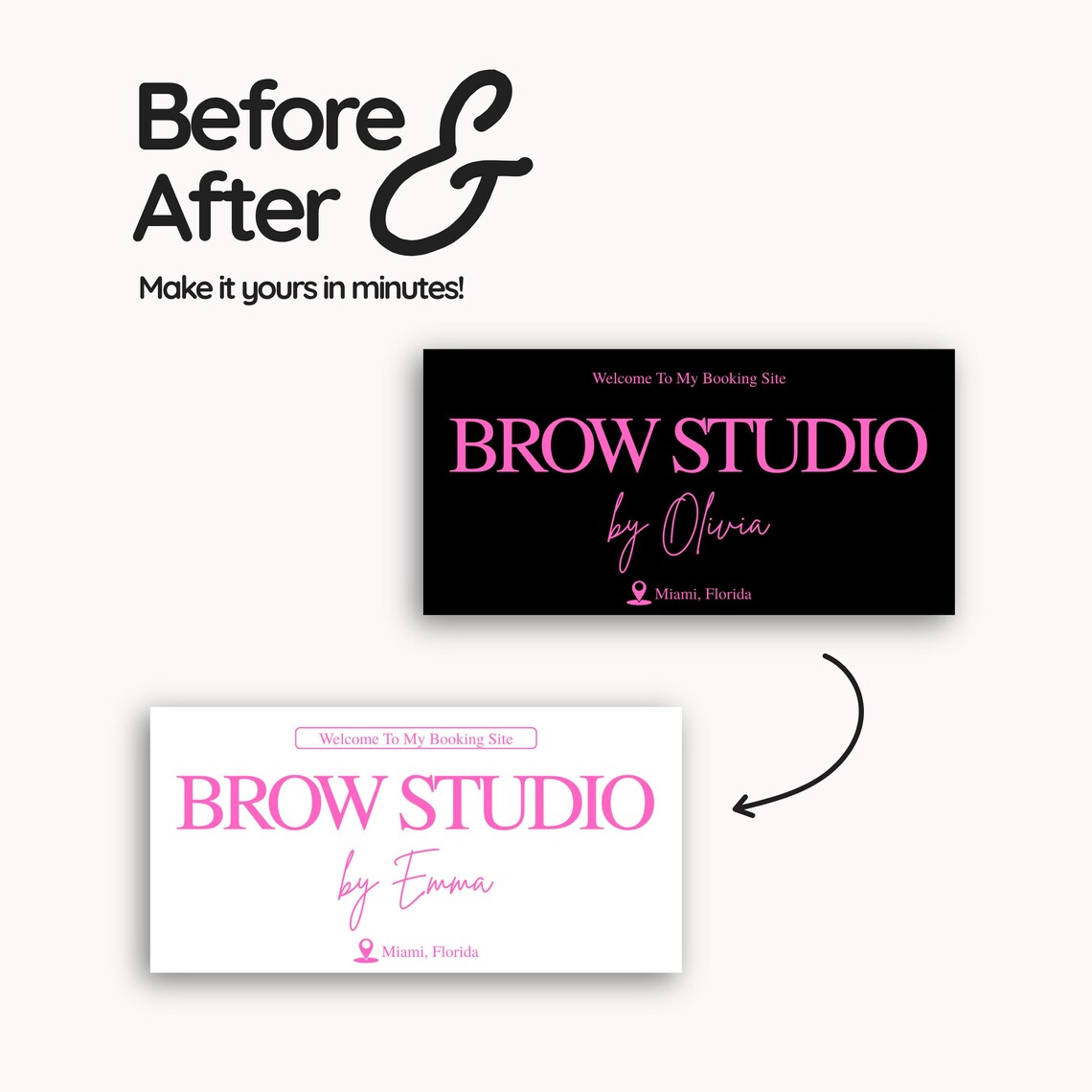 Acuity Brow Booking Template for Brow Techs Acuity Scheduling Website ...