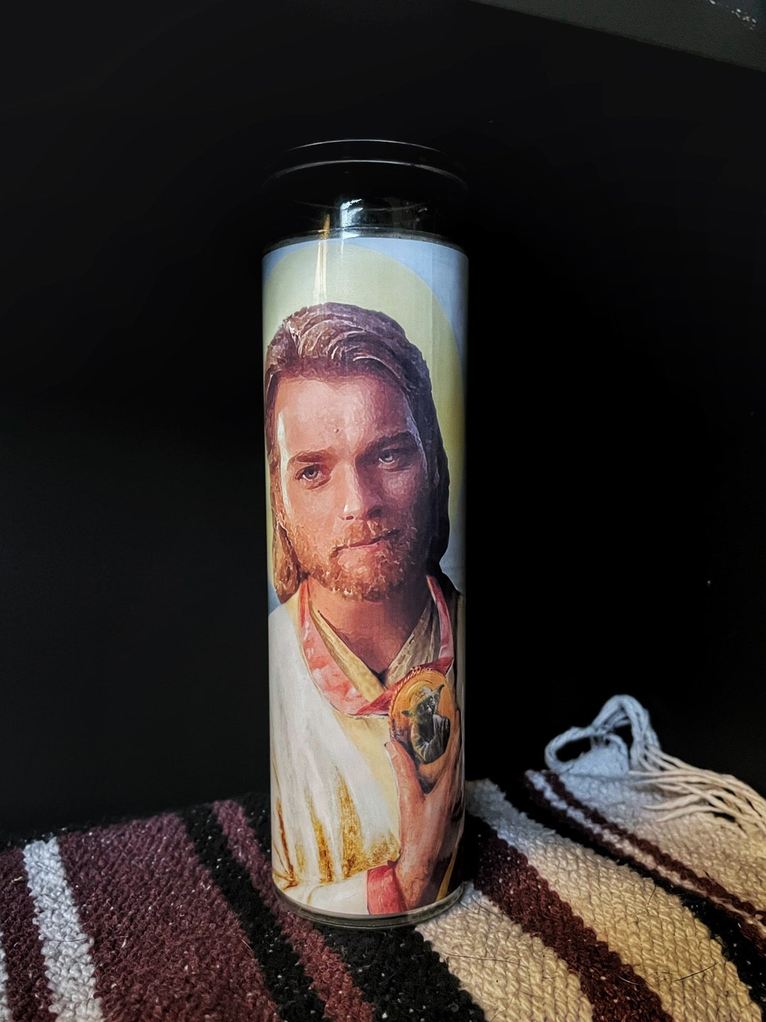 Obi Wan Messiah Celebrity Saint Candle - Etsy
