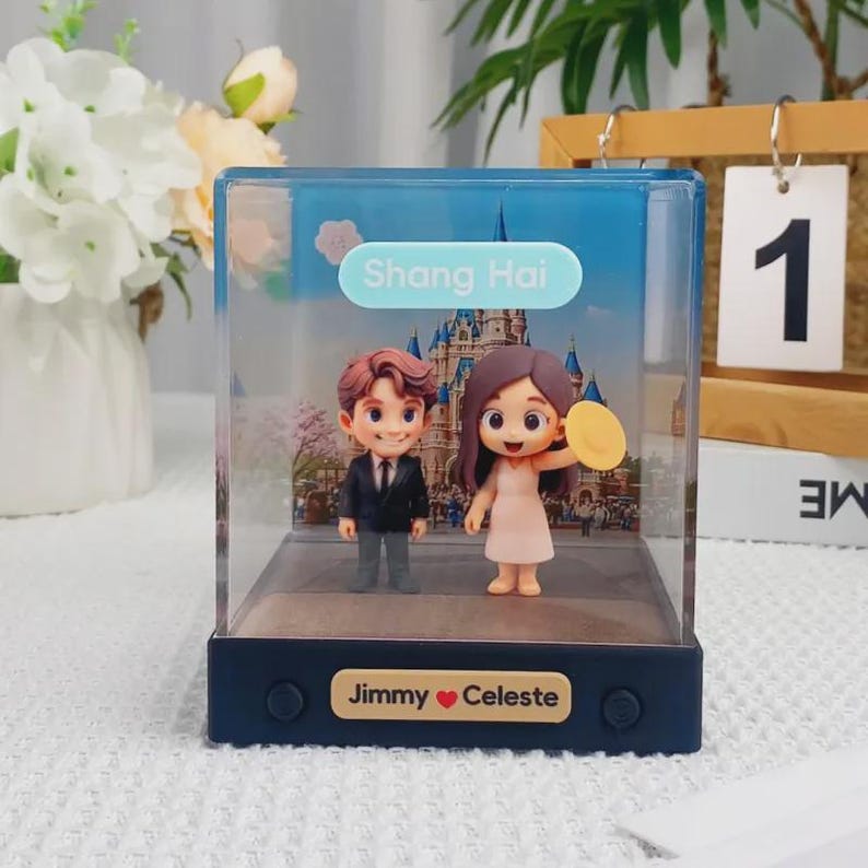Custom 3D Mini Figure From Your Photo Personalized Background Toy ...