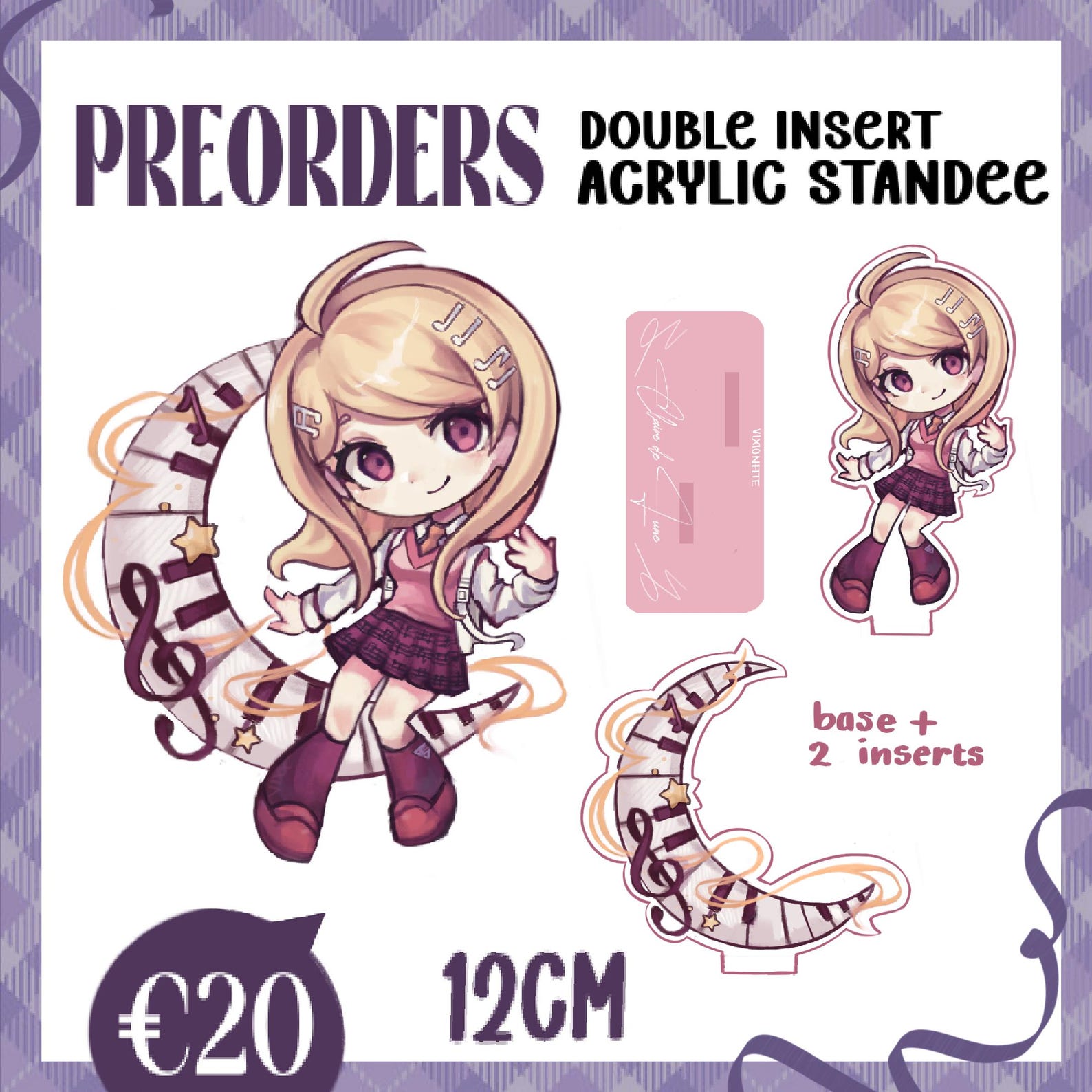 Kaede Akamatsu acrylic standee - Claire de Lune