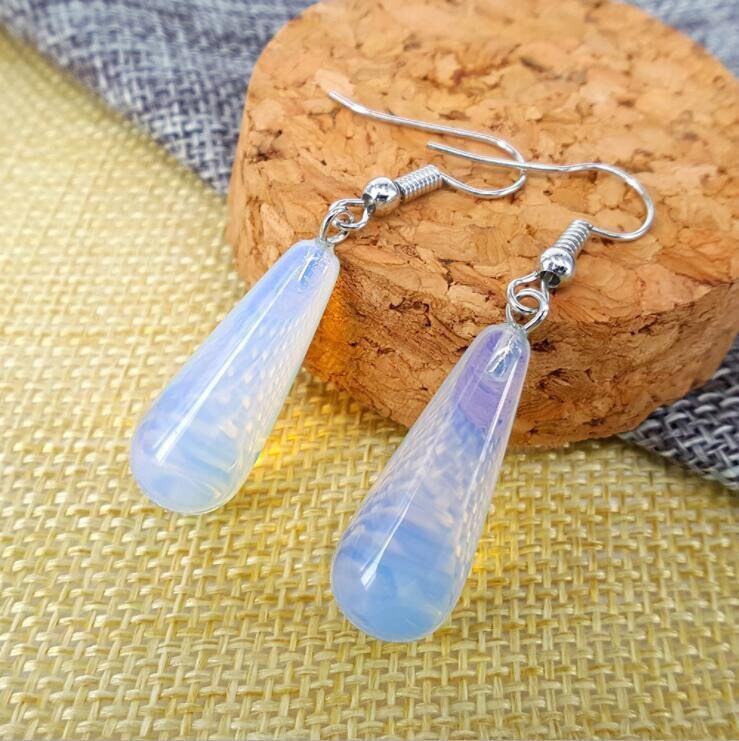 Dangling earrings with crystals Jewels main image 1