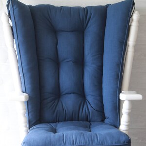 Amish glider rocker replacement cushions top