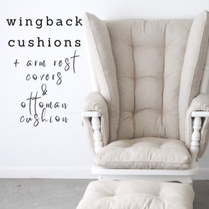 Wingback Rocker Replacement Cushions Canadian Rocker Cushions