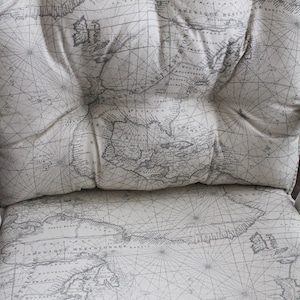Glider Cushions/Rocker Cushions/ Rocking Chair Cushions/ Glider Rocker Cushions- ADD FOAM image 3