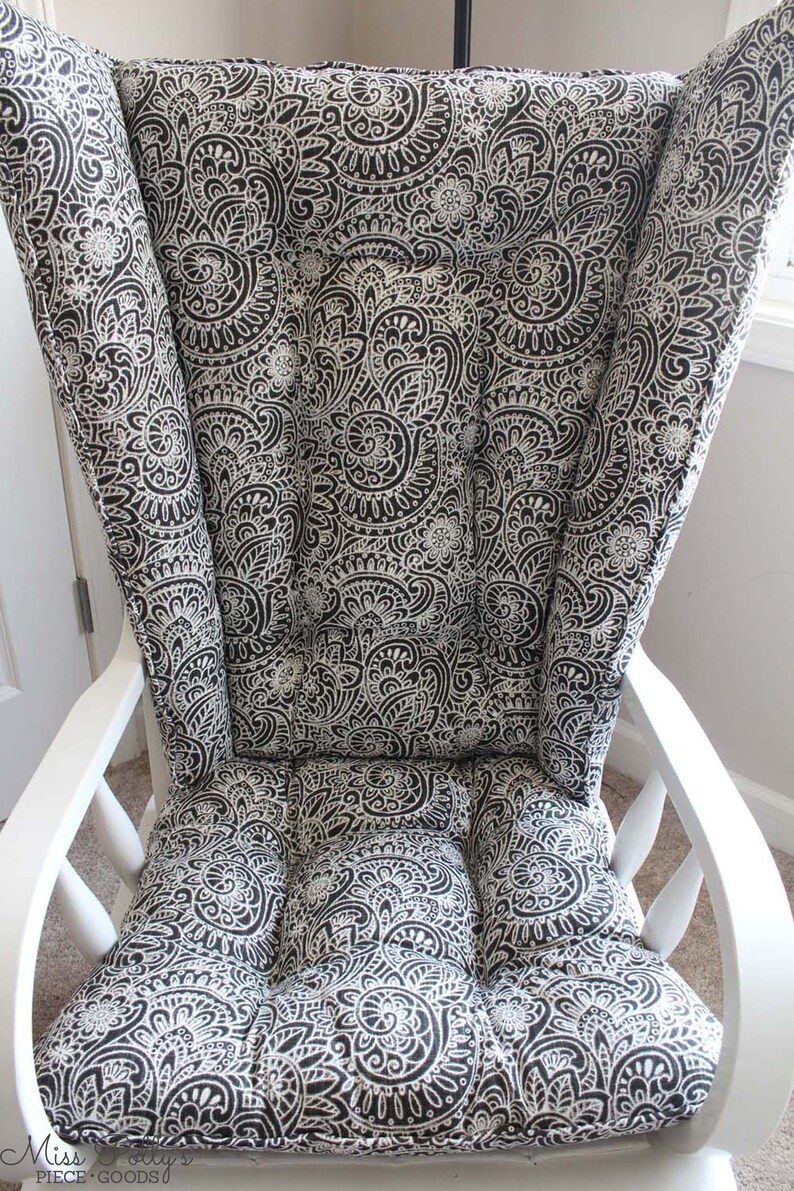 Wingback Rocker/ 4 Post Rocker/Glider Cushions/Rocker Etsy