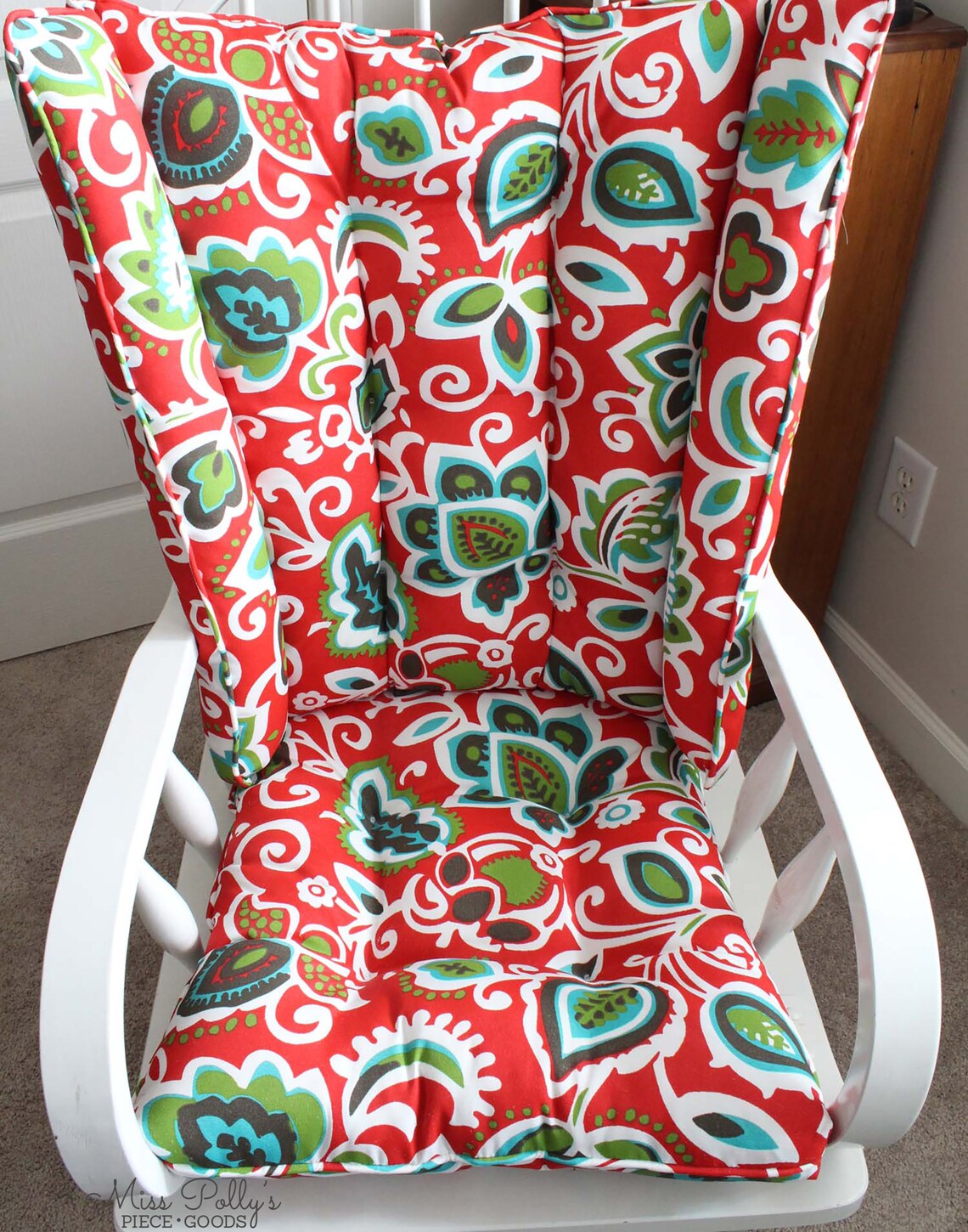 Wingback Rocker/ 4 Post Rocker/glider Cushions/rocker Etsy