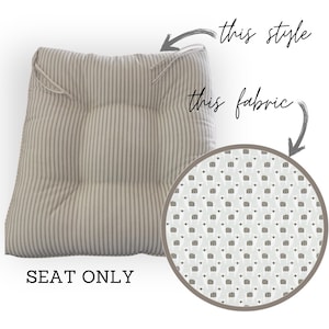 READY TO SHIP Glider Cushions - Rocker Cushions - Chair Cushions - Glider Replacement Cushions- chair seat cushion
