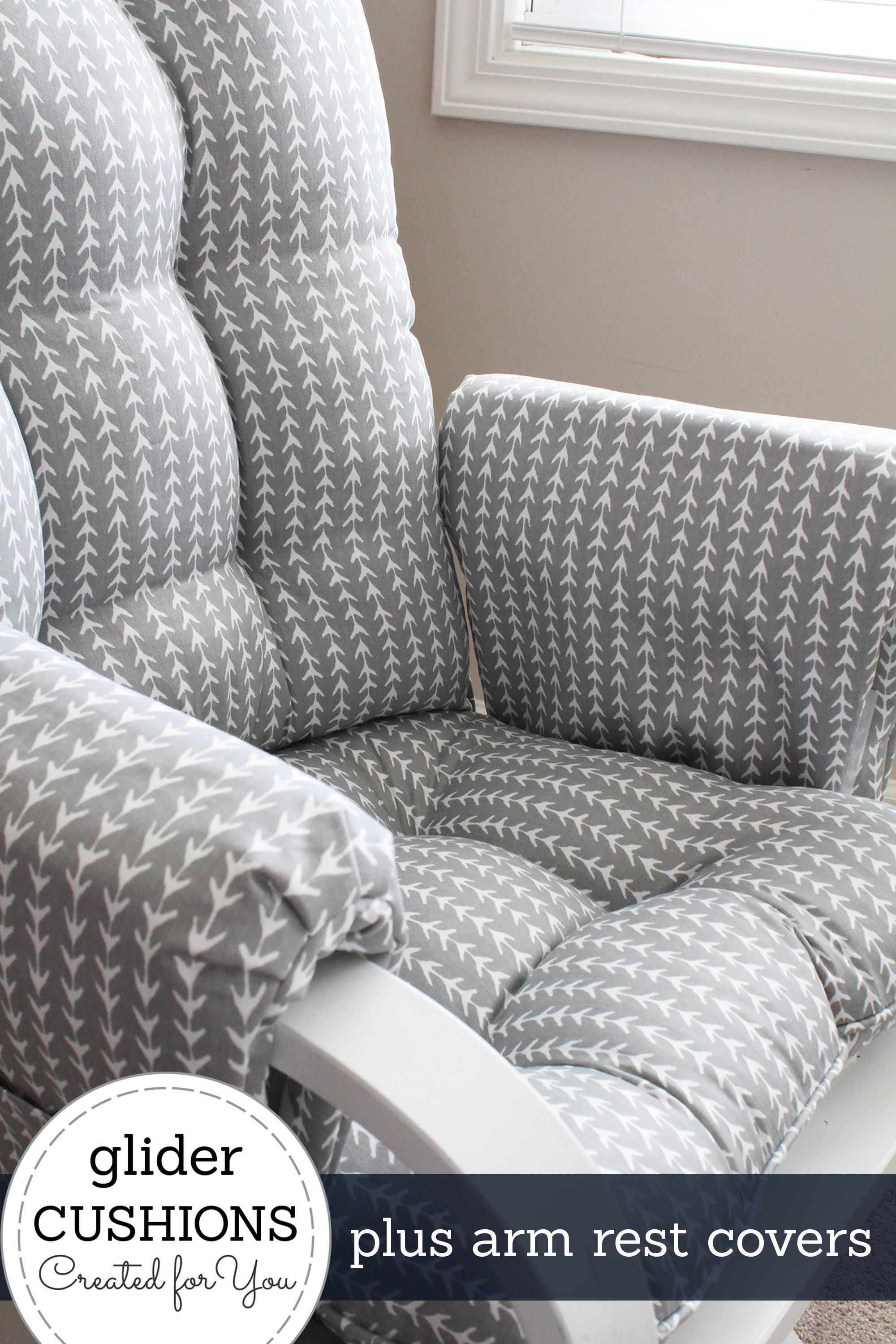 Glider Cushions/Rocker Cushions/ Rocking Chair Cushions/ Etsy