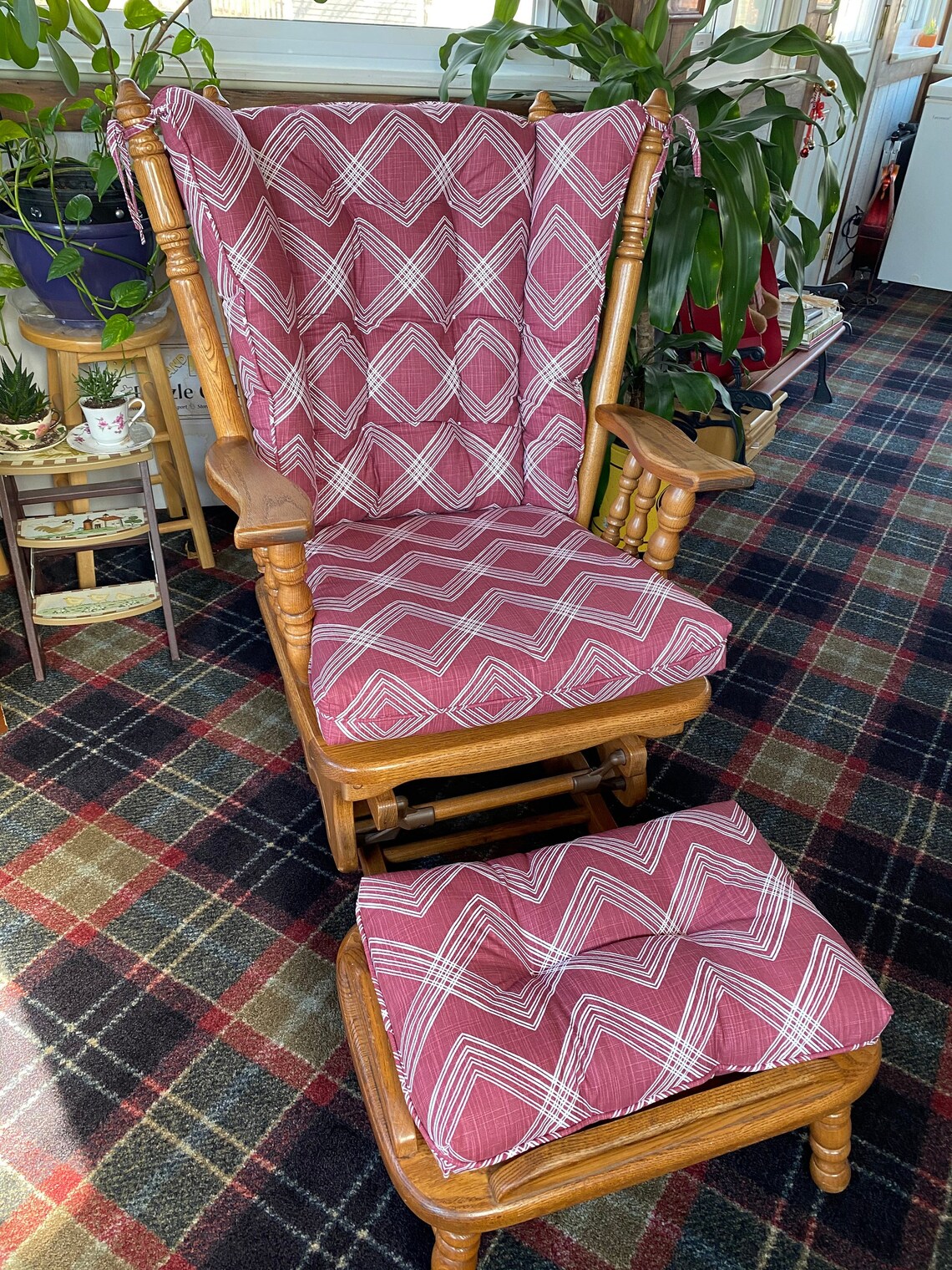 Custom Cushions Glider Cushions Rocker Cushions Window Seat Etsy