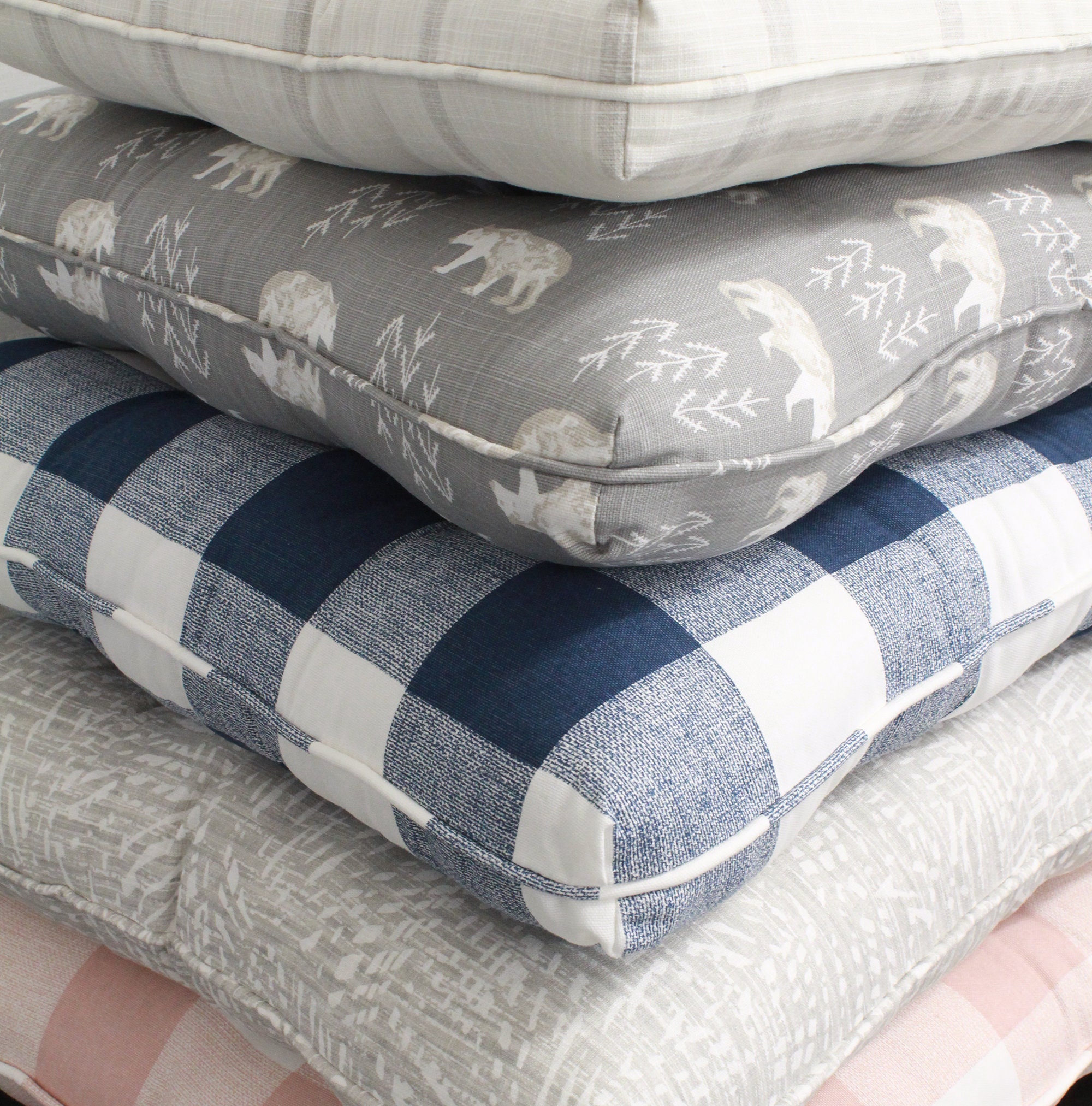 Cojines para sillas con mechones grandes / Cojines para mecedoras / Cojines  para mecedoras / Cojines para mecedoras deslizantes / Cojines para otomanas  - Etsy México, image size:2000x2025