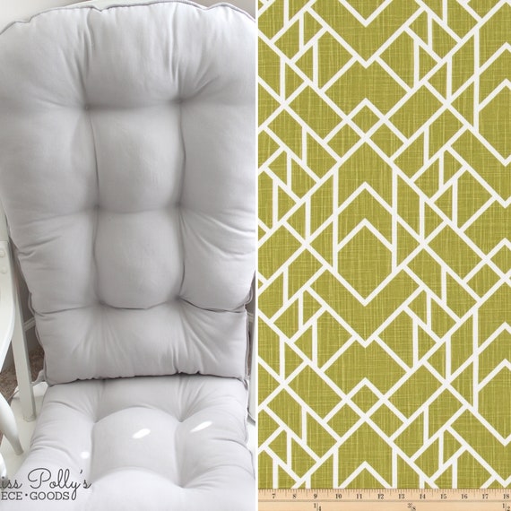 Patterned rocking online chair cushions