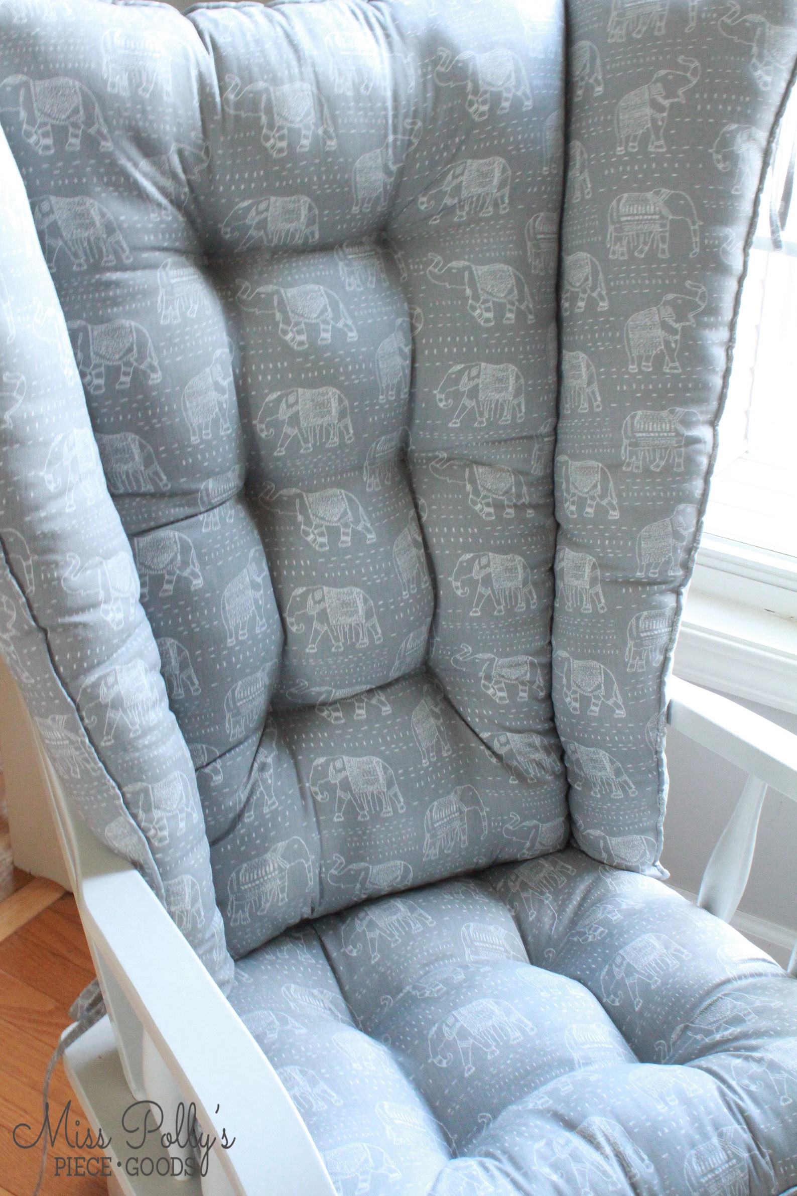 Wingback Rocker/ 4 Post Rocker/glider Cushions/rocker Etsy