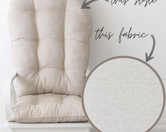 READY TO SHIP  Glider Replacement Cushions- Rocker Cushions