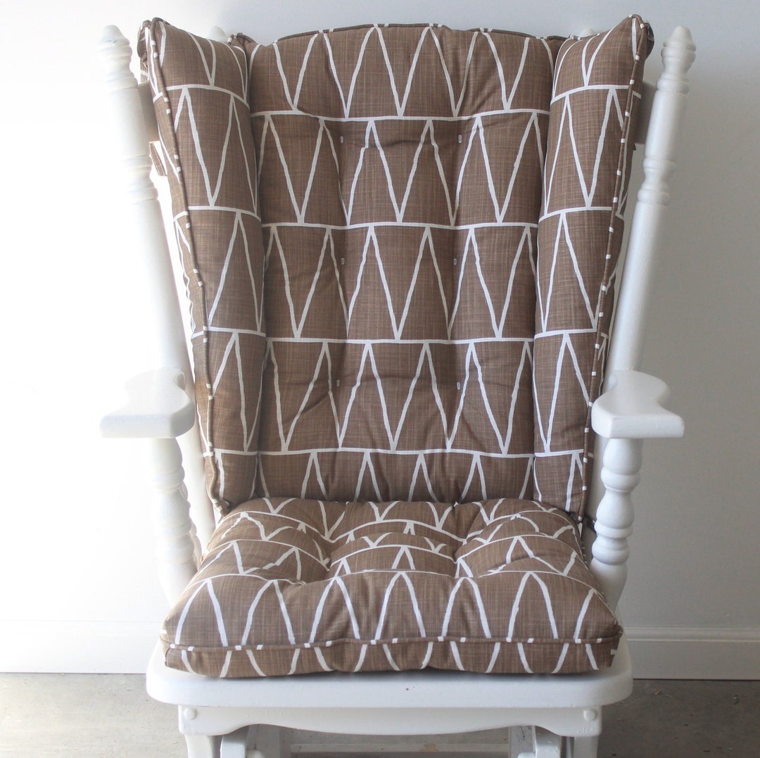 Custom Rocking Chair Seat & Back Cushion Set - Optimal