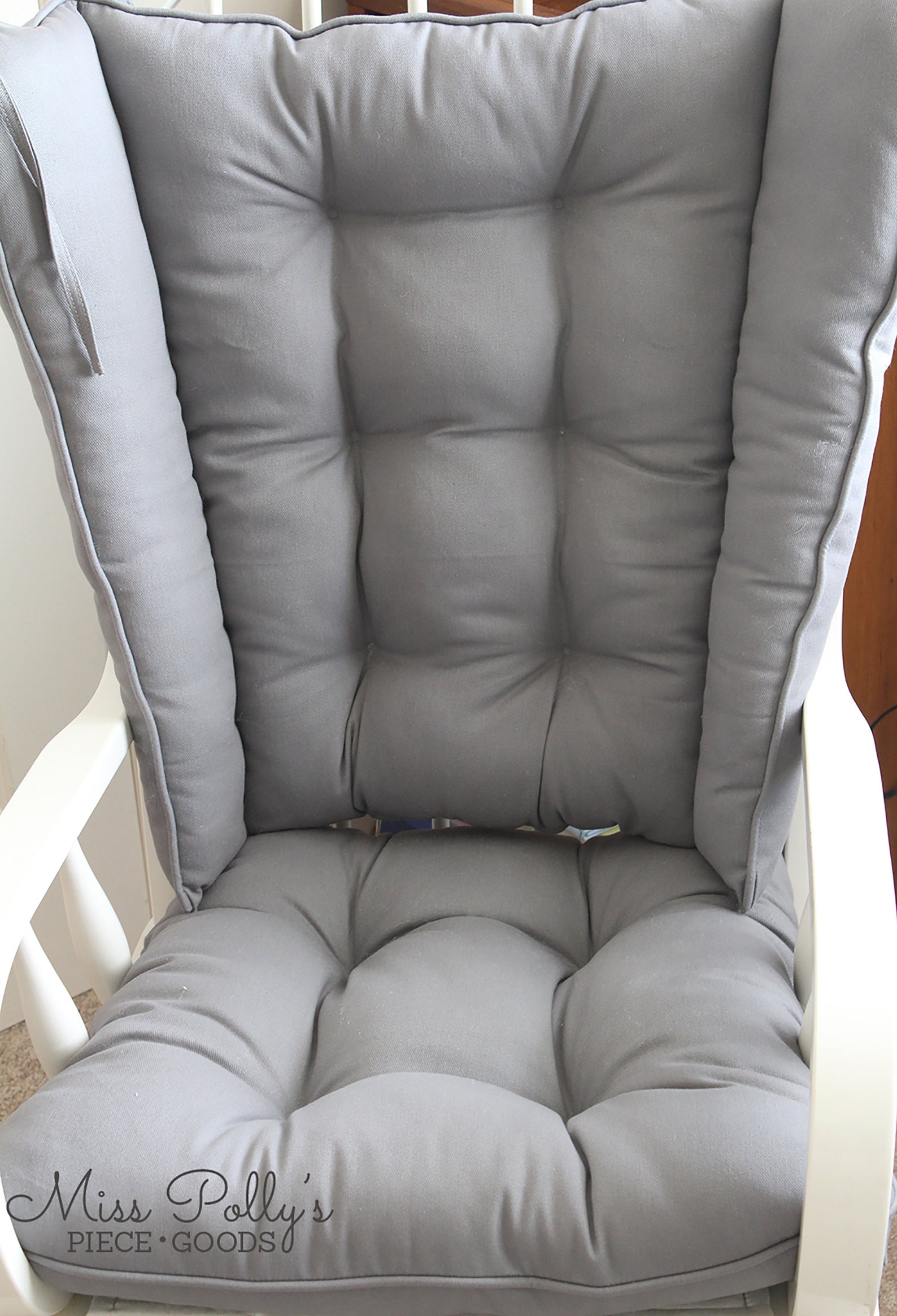 Wingback Rocker/ 4 Post Rocker/glider Cushions/rocker Etsy