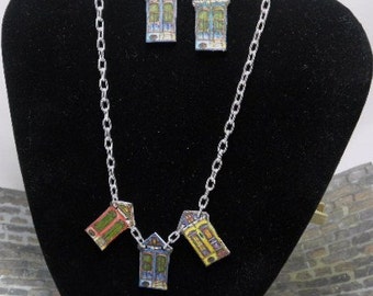 New Orleans Shotgun House Trio Set