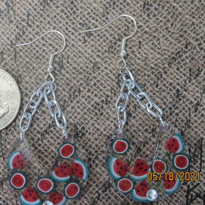 Fruit Slices In Resin Earrings