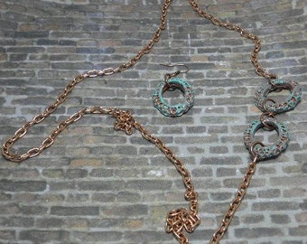 Patina Copper Long Set