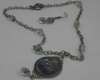 Earth On A Chain Necklace Set
