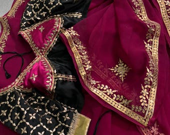 Chiffon Saree With Stitch Blouse for Women, Indian Saree, Designer Wedding Saree, Party Wear Sari, Lightweight Traditional Ethnic Wear