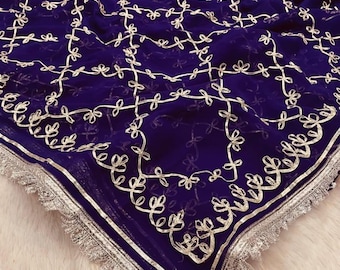 Designer Chiffon Saree mit Bluse, Damen indische Party Wear Sari