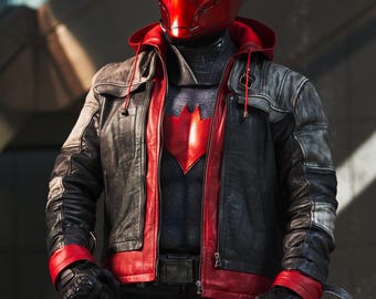 Herren Red Hood Lederjacke - Luca Jacket