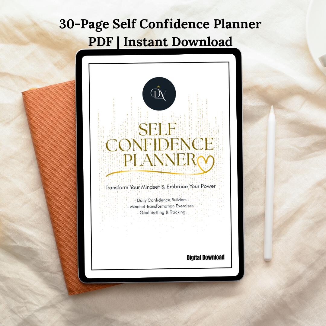 Self Confidence Planner: Printable Daily Journal With Prompts (PDF) - Etsy