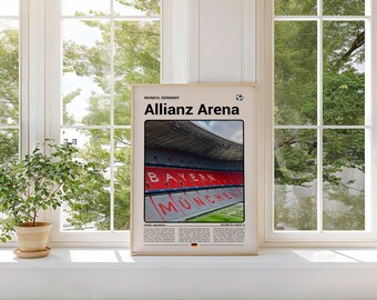 Allianz Arena, Stade De Football Du FC Bayern Munich. Largement Connu Pour Son Exterieur De Panneaux En Plastique Etfe Gonfles Image353811153