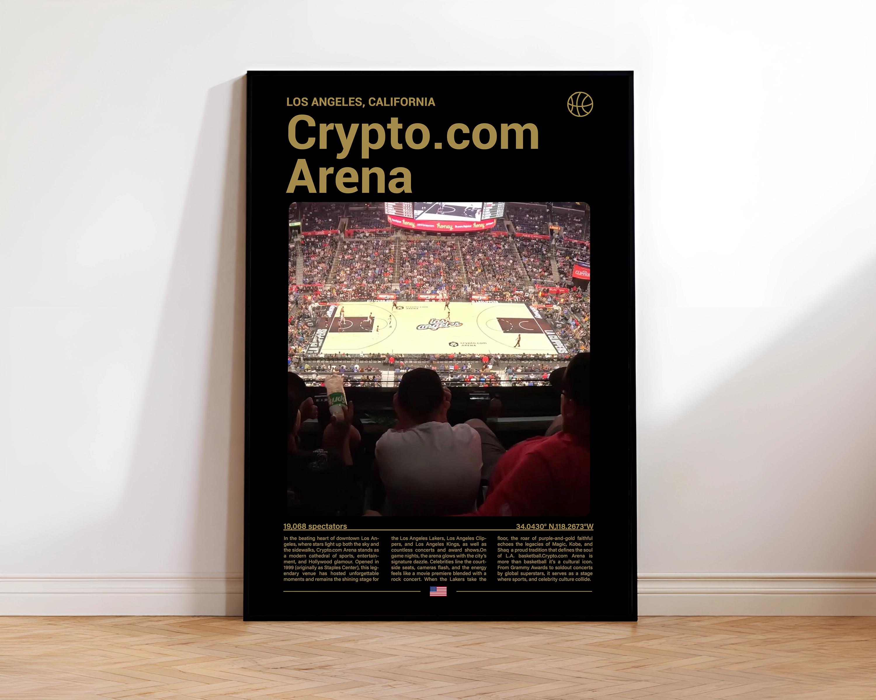Crypto.com Arena Poster, Los Angeles Lakers Stadium Print, Clippers  Basketball Art, Kings Hockey Wall Art, California Sports Gifts - Etsy