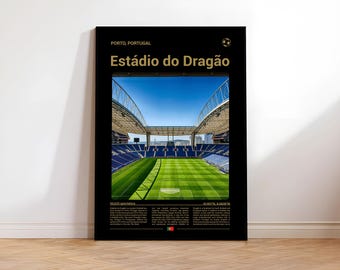 Estadio do Dragao, Porto Stadium, Football Wall Art, Portugal Sports Gifts