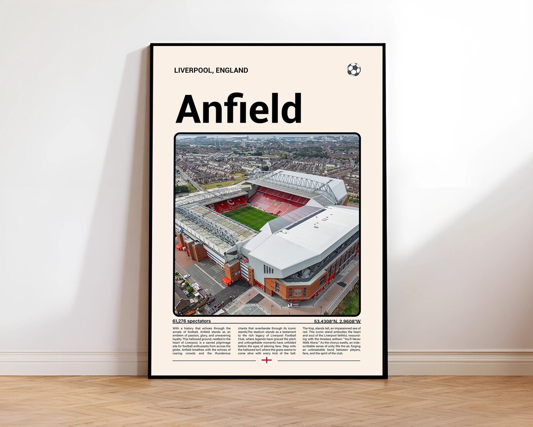 Anfield Main Stand Poster