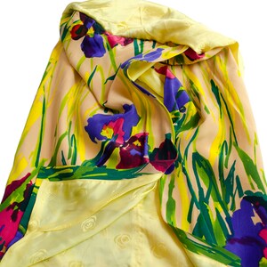 Blumarine Abstracted Floral Print Silk Mini Skirt image 6