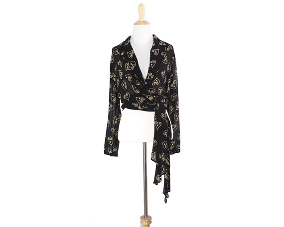 Piano Piano Dolce Carlotta Heart Print Semi Sheer