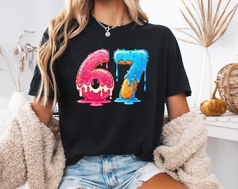 67 Ice Cream Drip Meme PNG: Gen Z Alpha Slang (Digital Download)