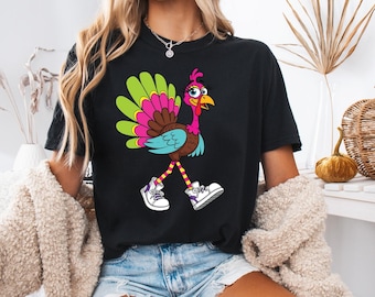 Preppy Turkey PNG: Girly Thanksgiving Clipart (Digital Download)