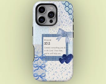 Christian Phone Case for iPhone 17 16 15 14 13 12 Pro Max Plus , Romantic Victorian Coquette Protective Cover for Samsung Galaxy S23 S24 S25