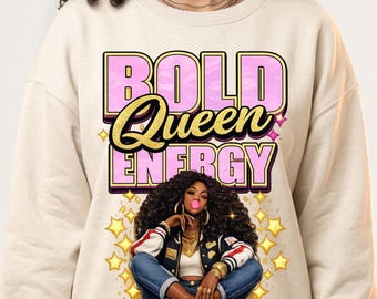 Feliz cumpleaños, Reina Chica PNG, Magia de Chica Negra, Diseño de Sublimación, Energía de Reina PNG, Arte de Mujer Negra, Camiseta de Chica Jefa, Descarga Digital DTF