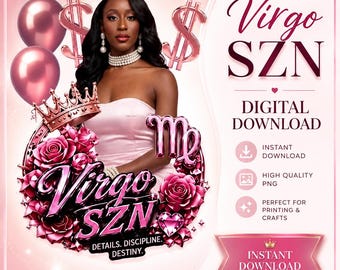 Pegatinas para vasos de poliestireno, más de 10 pegatinas de cumpleaños, diseños de camisetas con temática Y2K, pegatinas editables de Virgo SZN para fiestas, etiquetas digitales para recuerdos