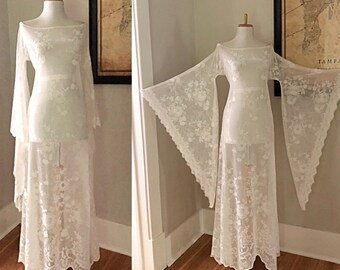 lace crochet wedding dress