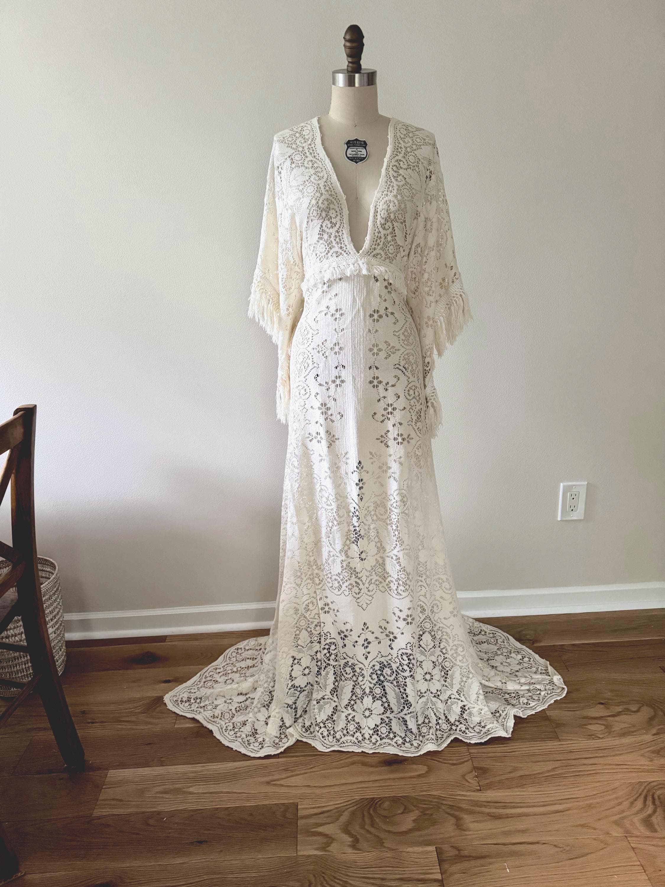 etsy boho lace wedding dress Under $200 casual dress shoes for IsOutlet:false Colour:BLANCO Boho Wedding Dress –