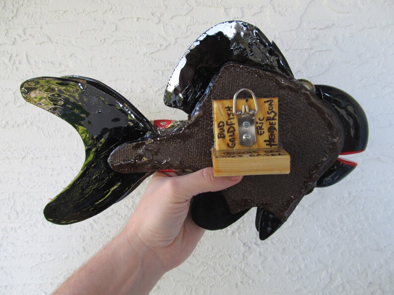Goldfish Metal Bottle Cap Fish Wall Art made with Budweiser Etsy