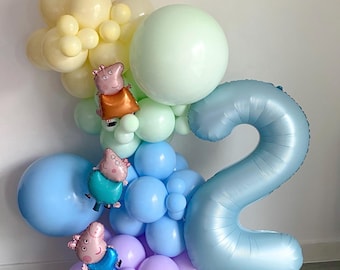 Peppa Pig Ballon DIY Slinger Kit Peppa Pig Thema Verjaardagsfeestje