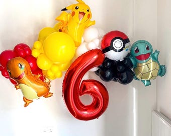 Pokemon Ballon DIY Garland Kit Pokemon Thema Verjaardagsfeestje