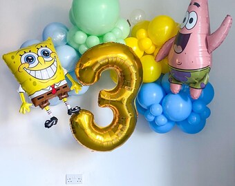 SpongeBob Ballon DIY Slinger Kit Spongebob Thema Verjaardagsfeestje