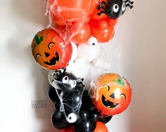 DIY-set spinnen- en pompoenslinger – Halloween-feestdecoratie
