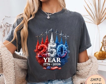 250 Years American 250th USA Patriotic 4th of July T-Shirt